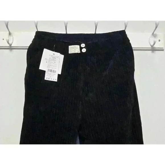 Women's Fairsood Pants Black Corduroy XL RUNS SMALL - Picture 4 of 10